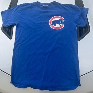 Classic Blue Sports Logo T-Shirt